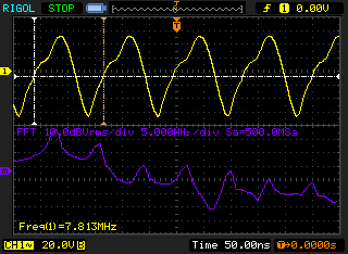 colpitts oscillator waveform